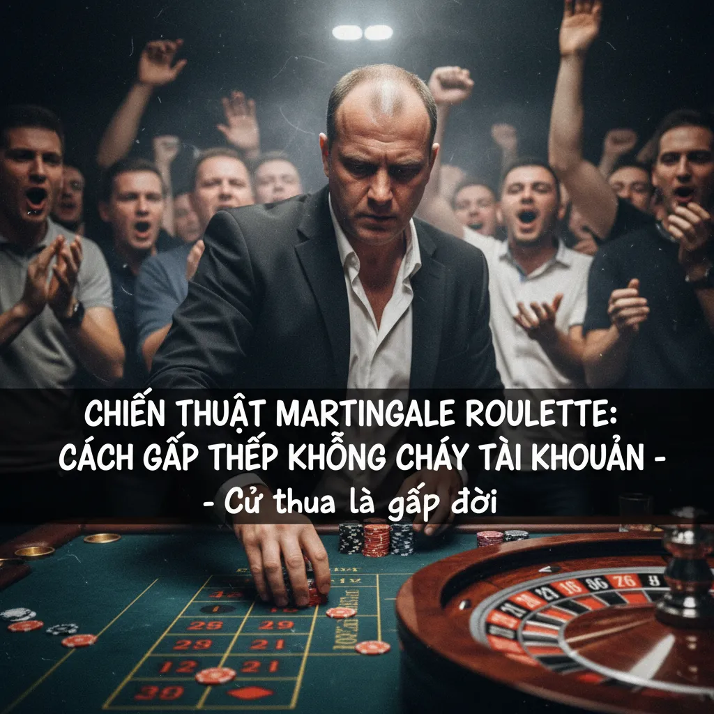 Đặt cược gấp thếp vào màu đỏ trong Roulette