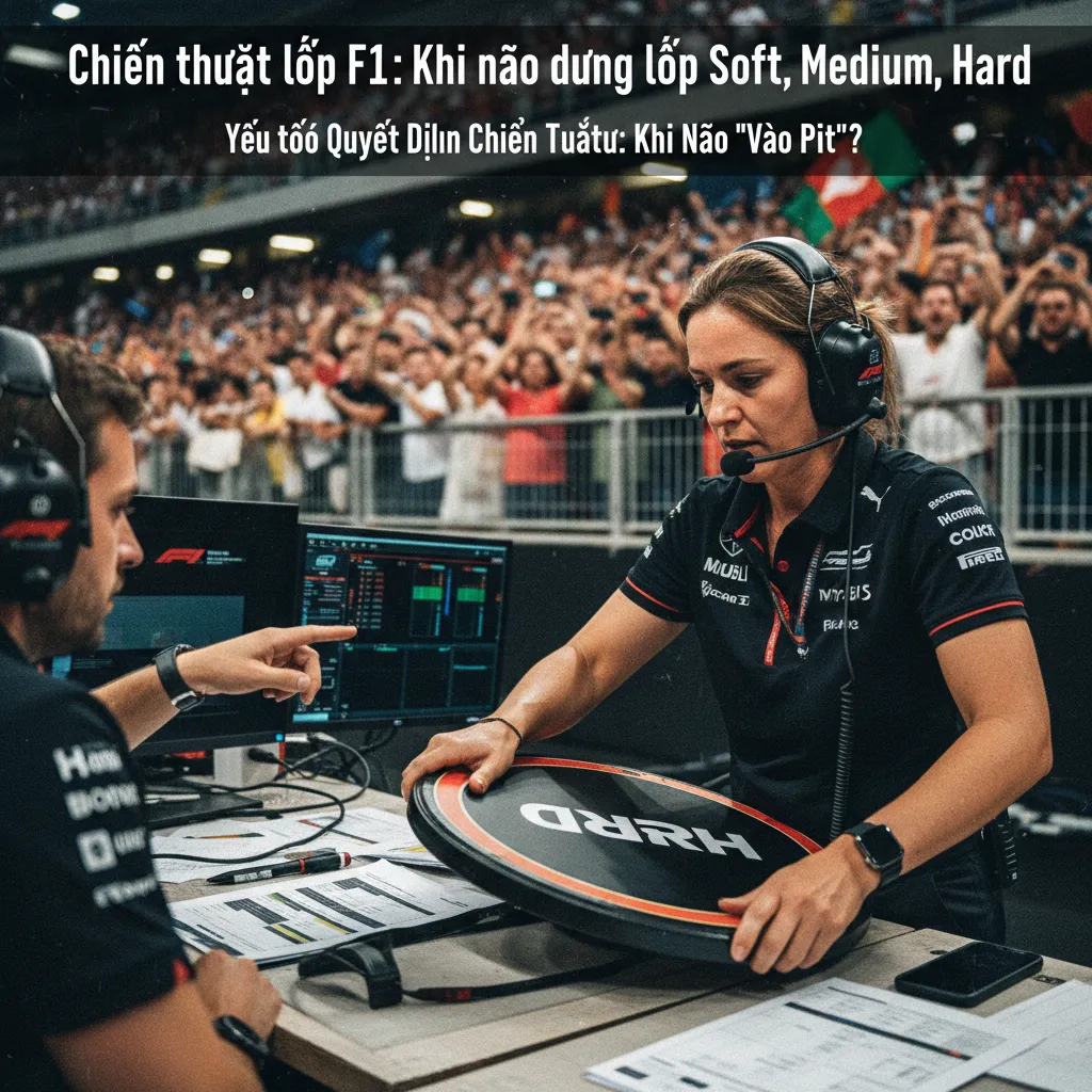 Một pha thay lốp (pit stop) tốc độ cao trong F1