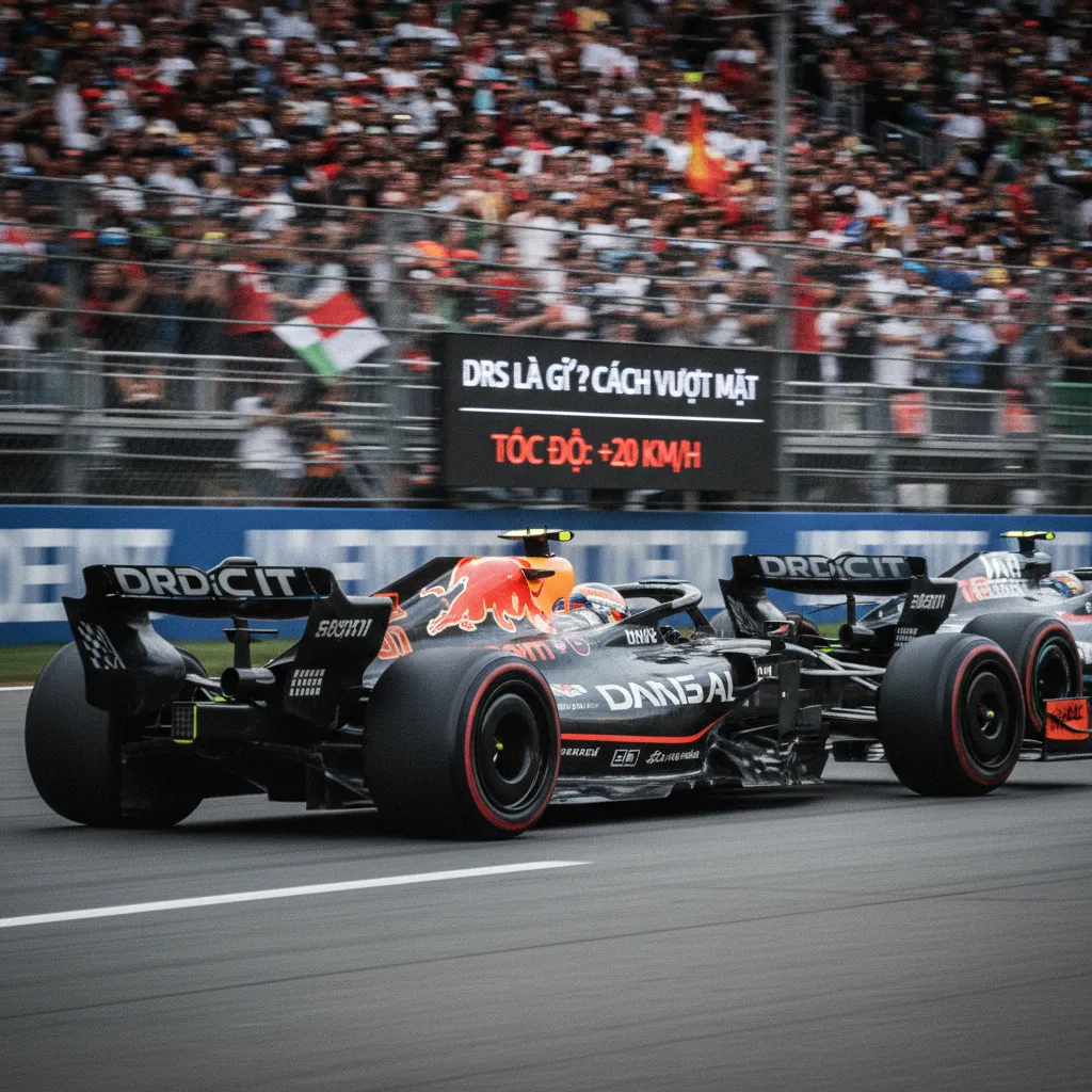 Hiện tượng đoàn tàu DRS (DRS train) khi nhiều xe nối đuôi nhau và đều được kích hoạt DRS.