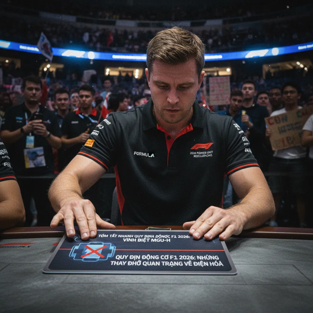 Tóm tắt nhanh quy định động cơ F1 2026: Vĩnh biệt MGU-H
